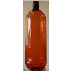 1.5 litre Amber PET Beer Bottles + Caps 15's